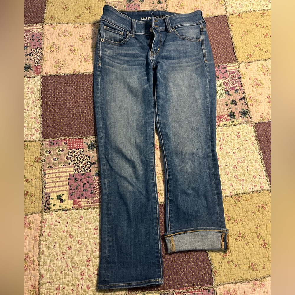 American Eagle Artist Crop Jeans